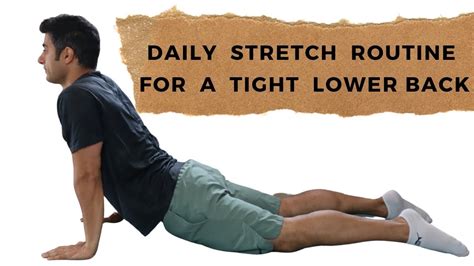 tight lower back stretches