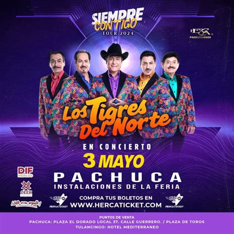 tigres del norte pachuca 2024