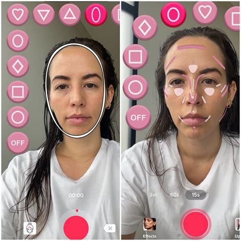 tik tok face filter names