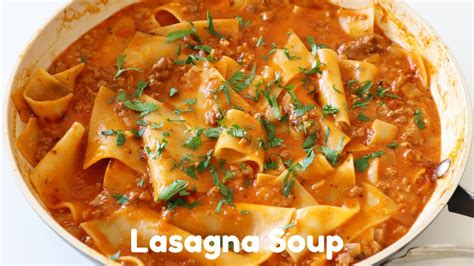 tik tok lasagna soup