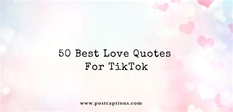 tik tok love quotes