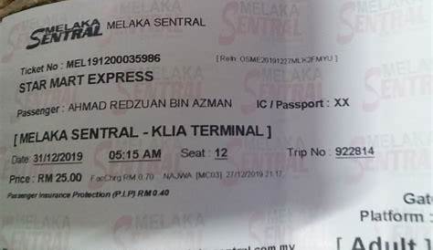 Tiket Bas Larkin Ke Melaka: Harga & Jadual Bas - SemakanMY