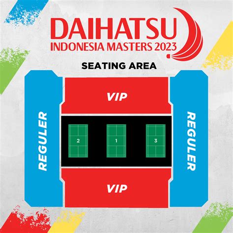 tiket badminton indonesia master 2023