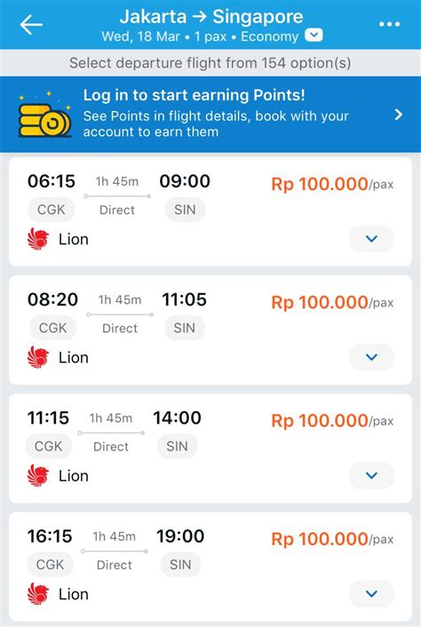 tiket jakarta ke singapore