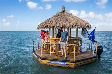 New In Town A Floating Tiki Boat The Marker Key West Blog