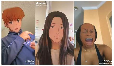 ANIME FILTER ON TIKTOK | Tiktok Compilations - YouTube