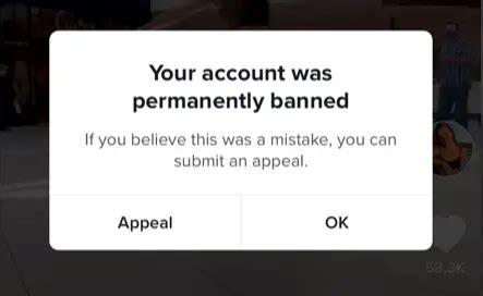 tiktok account got banned
