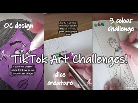 tiktok art challenges compilation