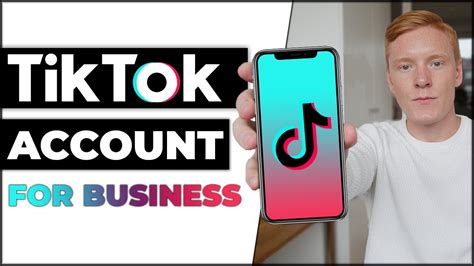 tiktok business account create