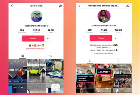 tiktok business page