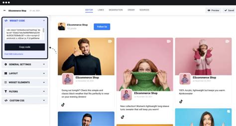 tiktok iframe embed code