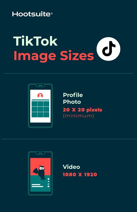 tiktok profile pictures size