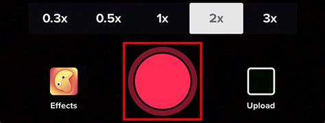 Tiktok Recording Screen Red