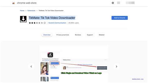 tiktok video downloader extension