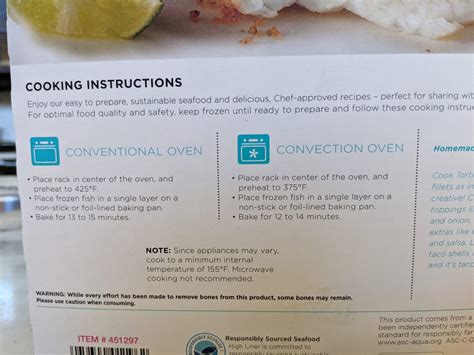 Tilapia Instructions