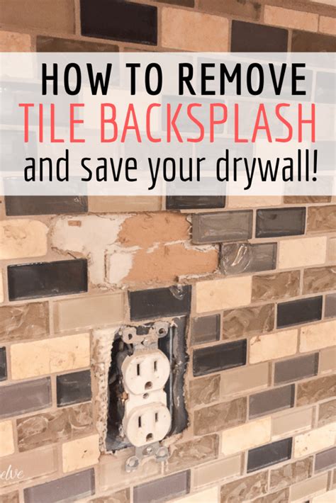 +24 Tile Backsplash Removal Without Drywall Damage References