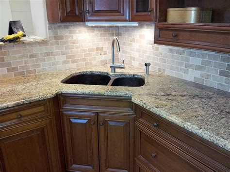 Incredible Tile Backsplash On Granite Countertops Ideas