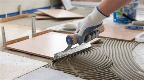 Tile floor installation planning