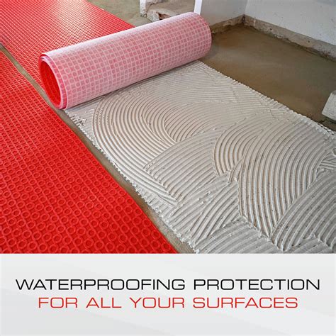 Tile floor moisture barrier