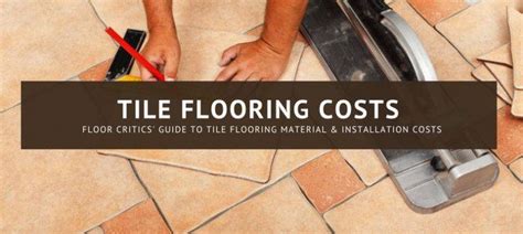 tile floor prices installed