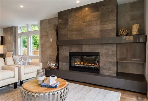 Tile Ideas Around Fireplace