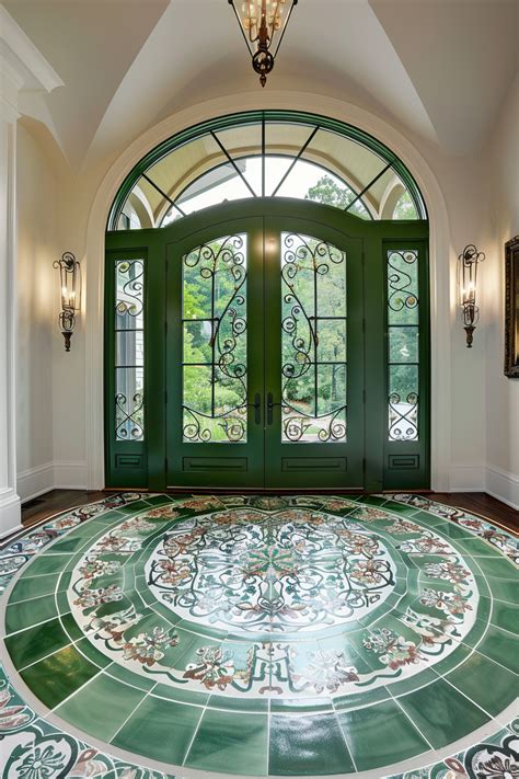 Tile Medallion Entryway