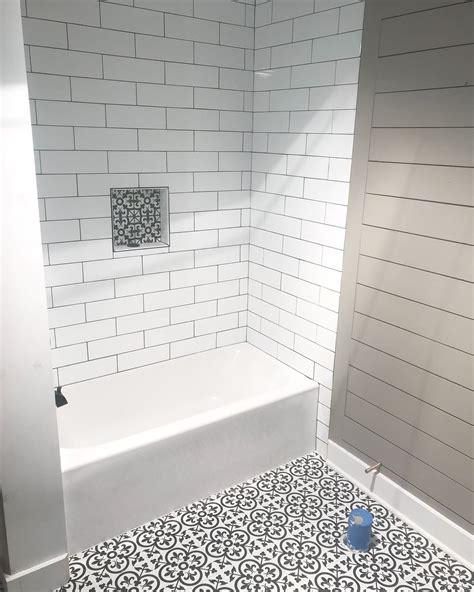 Tile Shower Wall Meets Floor
