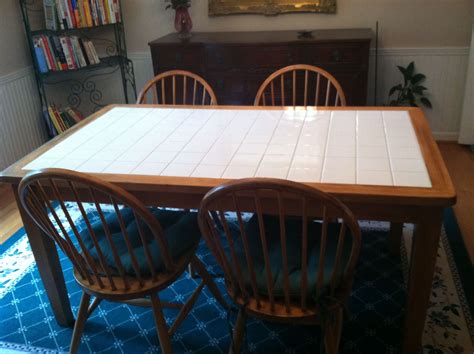 Tile Top Kitchen Table Set