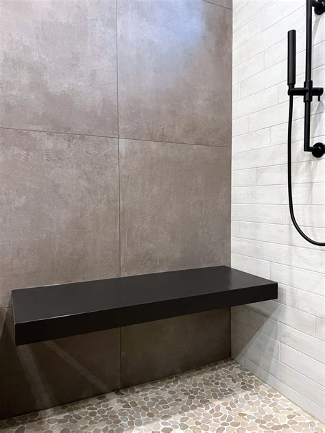 Get Luxurious and Functional Bathrooms with Tileable Shower Bench