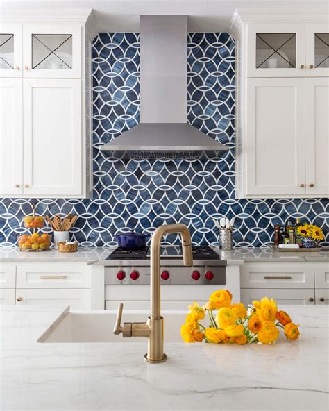 Tiled Kitchen Floor And Backsplash