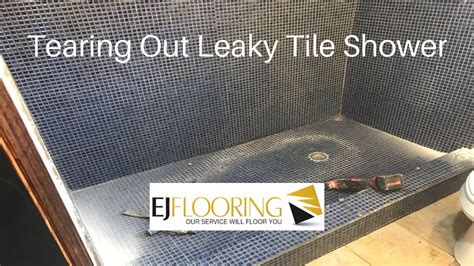 Tiled Shower Floor Leaking