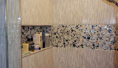 Class Up Your Shower With a Tile Accent Band Uniquity Builders, Inc.