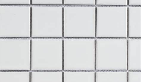 2" x 2" White Square Mosaic Tile - Lambrecht Auction, Inc.