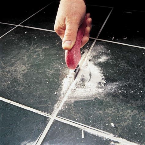 Tiles Floor Grout Cracking