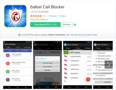 tilt of the Best Call Blocker Apps for Android gimmick