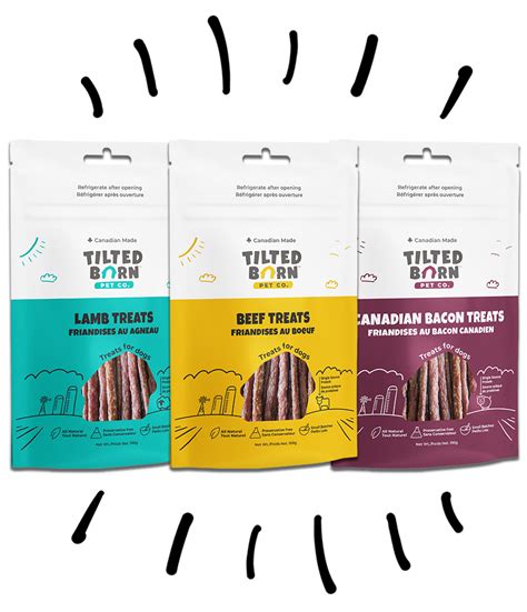 tilted barn dog treats