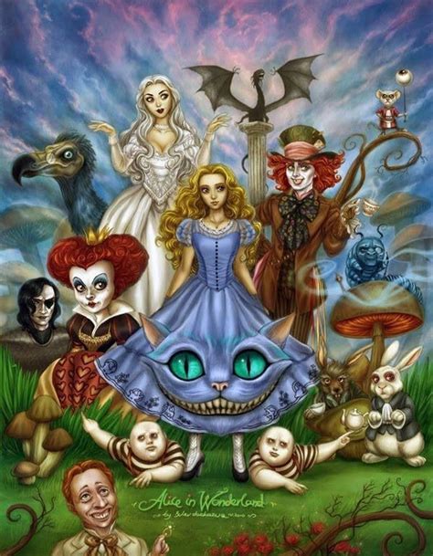 tim burton alice in wonderland fanart