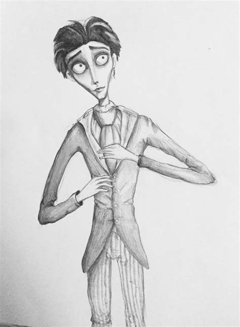 tim burton early characters sketches