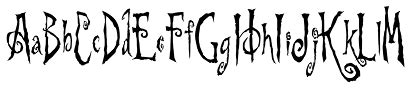 tim burton font generator free