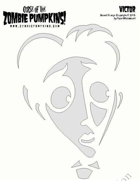 Tim Burton Printable Stencil