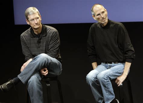 tim cook and steve jobs