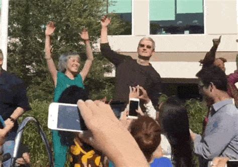 tim cook dancing gif