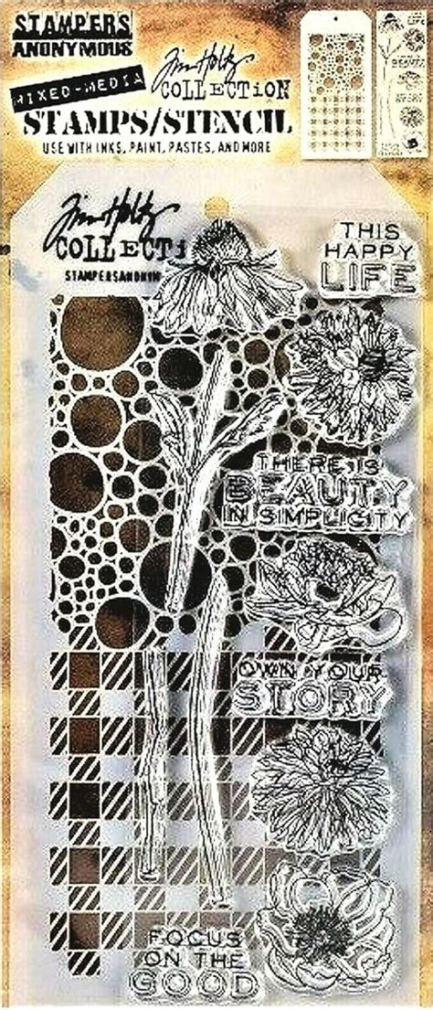 Tim Holtz Plaid Stamp
