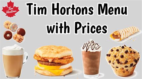 tim hortons canada menu 2024