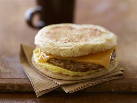 tim hortons sausage egg cheese english muffin