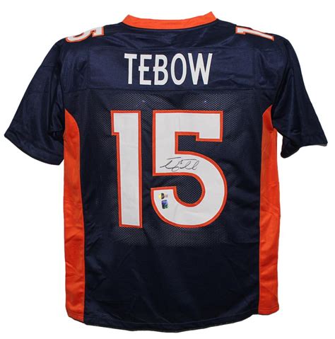 tim tebow autographed jersey