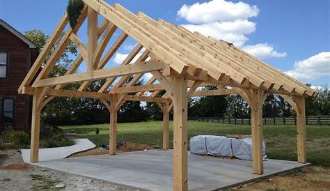 Timber Frame Carport Kit With T&G And Columns In 2020