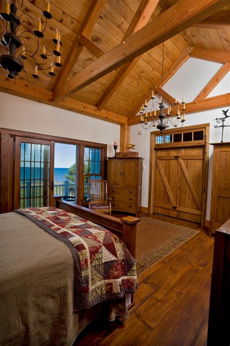 Timber Frame Master Bedroom