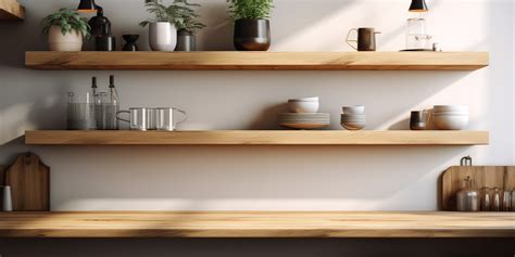 Timber Kitchen Shelving Ideas