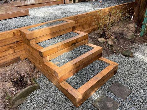 The Best 23 DIY Ideas to Make Garden Stairs and Steps Sloped backyard
